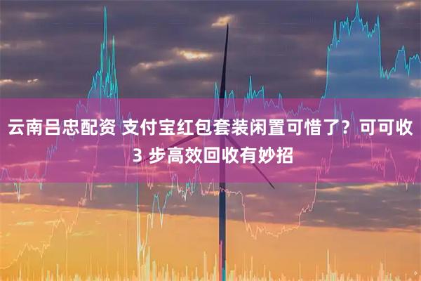 云南吕忠配资 支付宝红包套装闲置可惜了？可可收 3 步高效回收有妙招