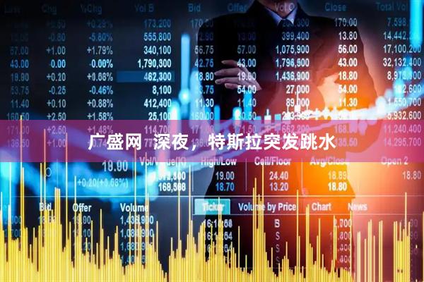 广盛网  深夜，特斯拉突发跳水